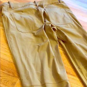 Lulu Lemon beige ABC Pants. Size 34